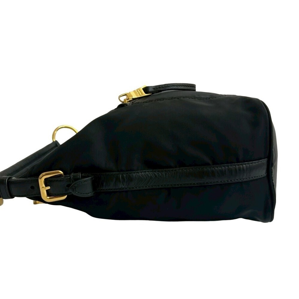 PRADA Black Leather Shoulder Bag - Picture 5 of 10